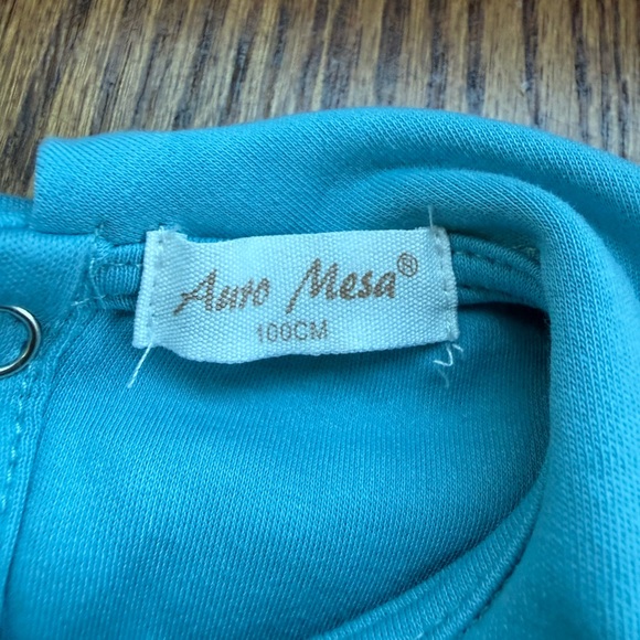 Auto Mesa Peter Pan Collar Top Sz 4 - Picture 4 of 4